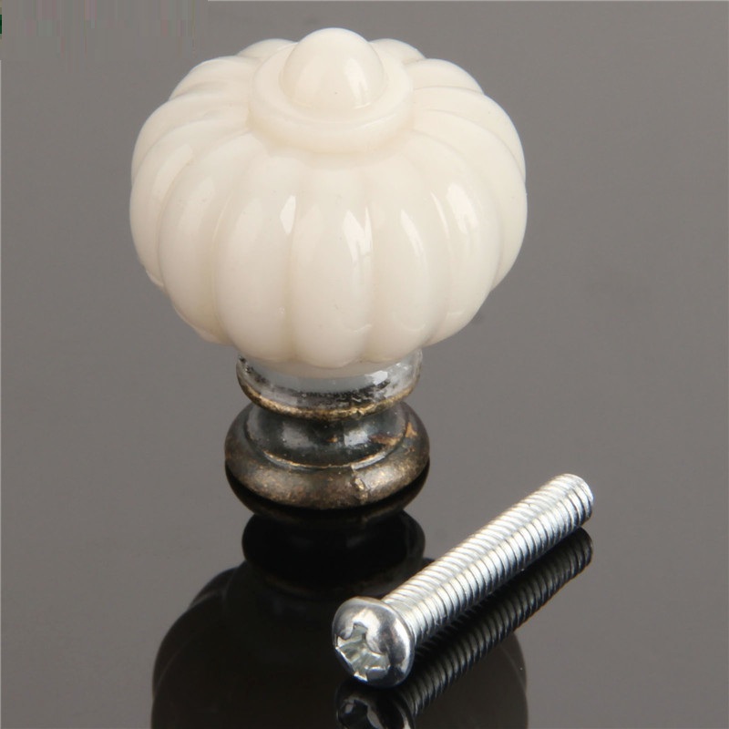 Furniture Hardware Manufacturers - 1Pc Acryl Ivoor Wit Pompoen Kabinet