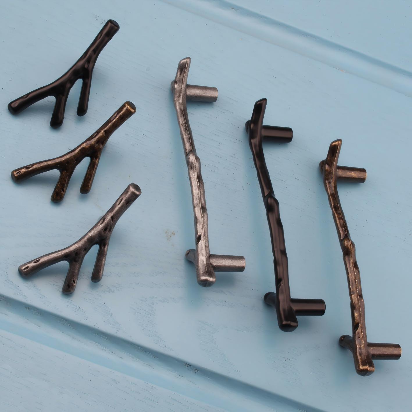 Unique Furniture Hardware Pulls - Moderne Europese zwart bronzen keukenkastlade trekt