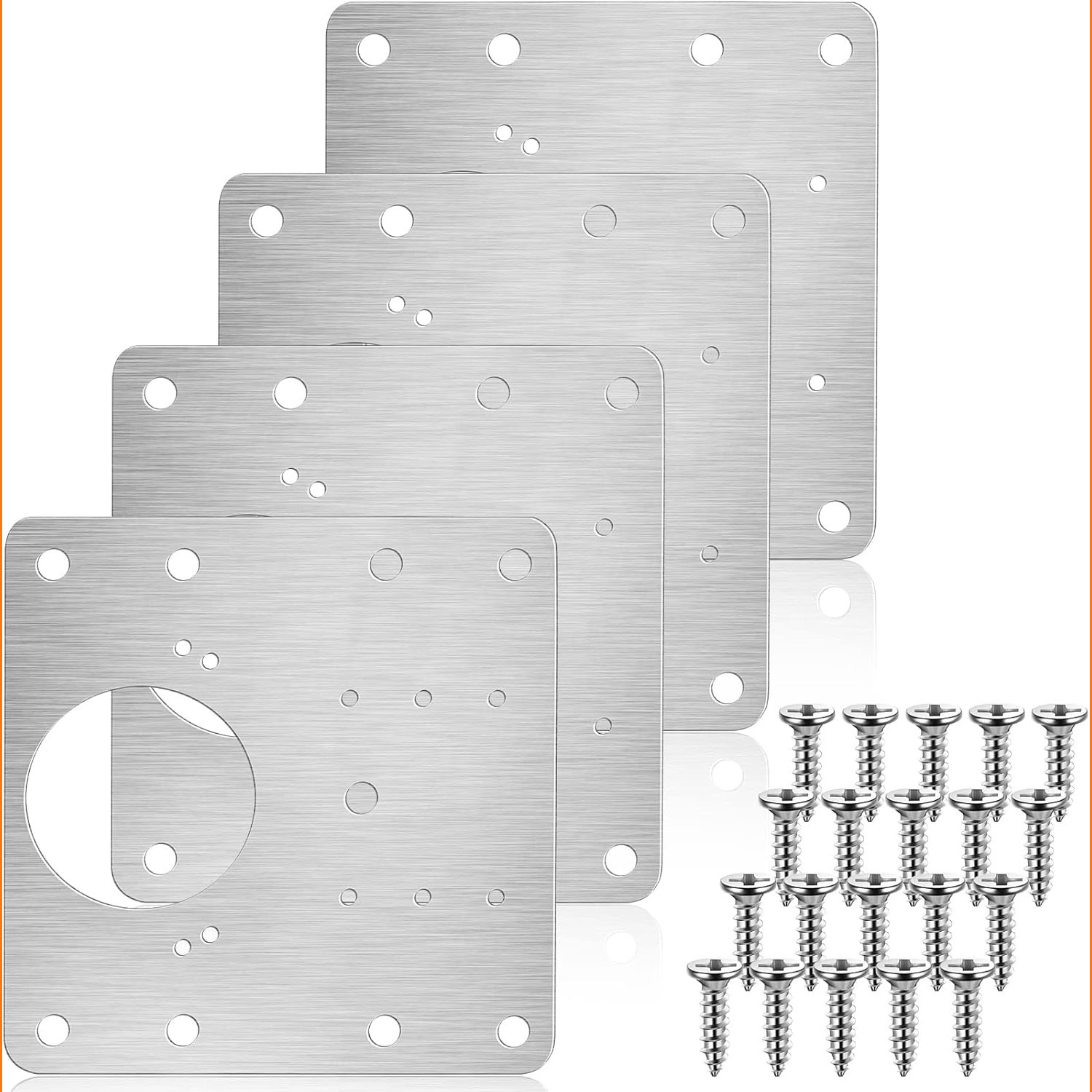 Cabinet Hinge Overlay - Kast Scharnier Reparatieplaat Kit Keukenkast Deurscharnier