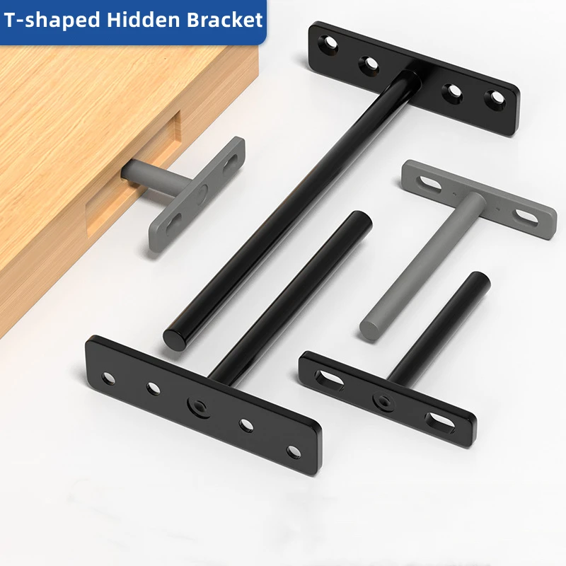 Furniture Hardware Brackets - 1 Stuks Onzichtbare Ondersteuning T-beugel Wandmontage