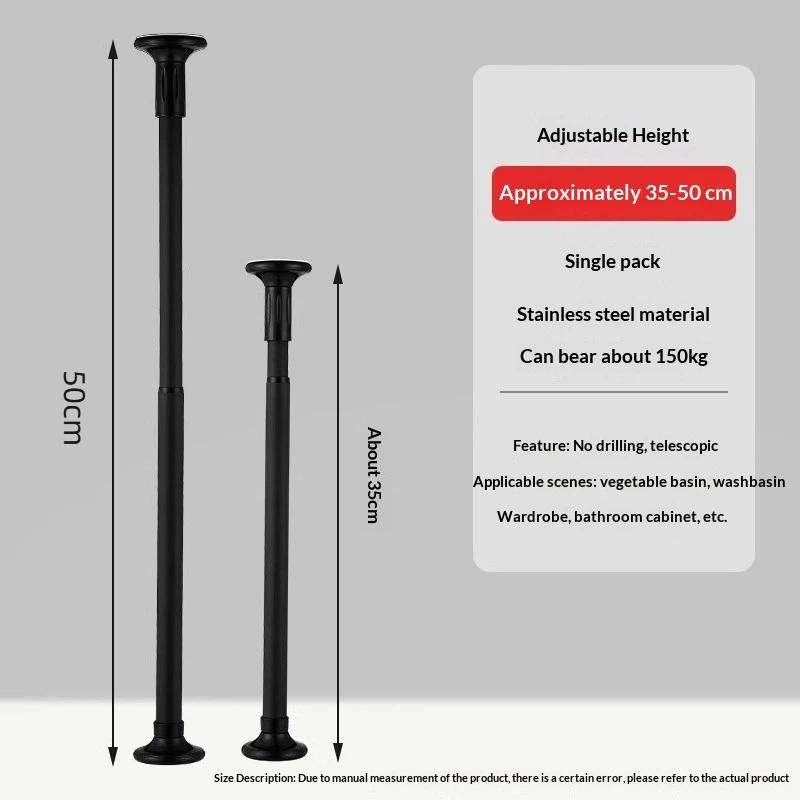 Cabinet Hinge Overlay - Roestvrijstalen meubels Anti-val trekstang Verstelbare steunstang