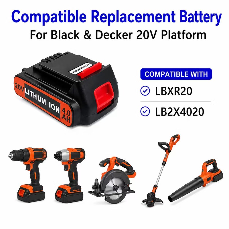 voor 3/4/6/8Ah Lange looptijd  - Black+Decker Tool Cordless recensie en prijs