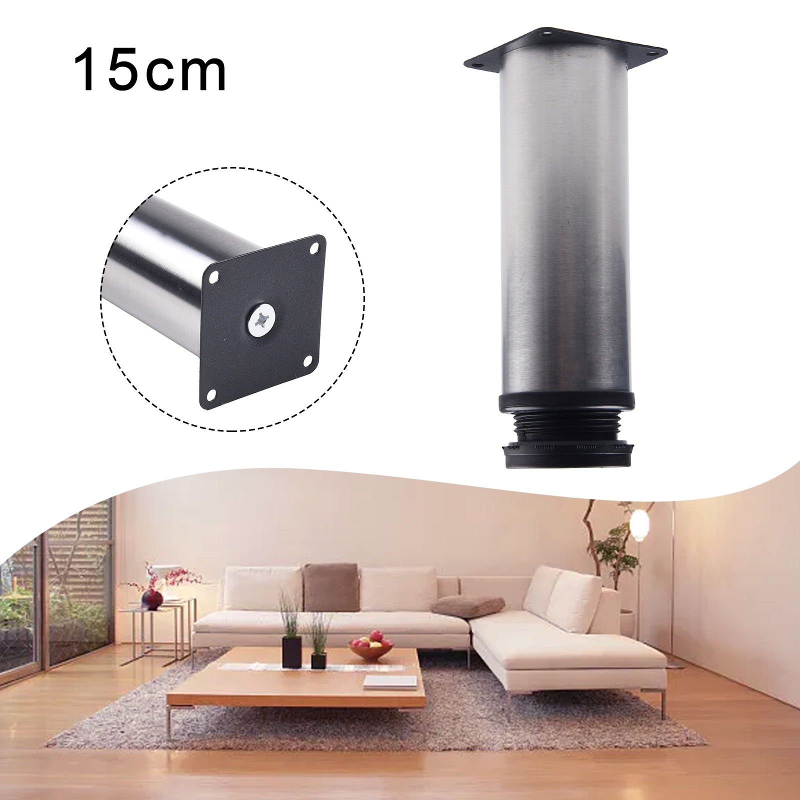 Roestvrijstalen meubelpoot Ver - Cabinet Hinge Overlay recensie en prijs