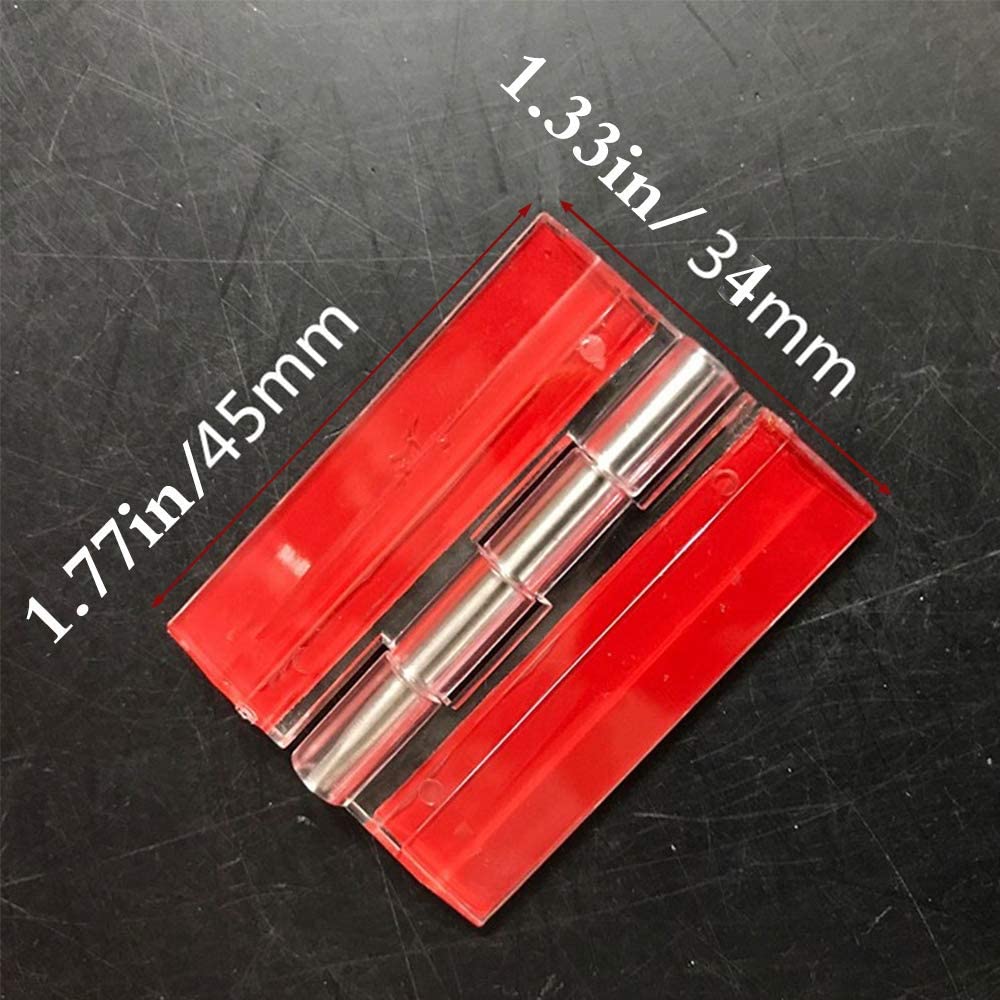 5 stuks transparant plastic ac - Piano Hinge Continuous recensie en prijs