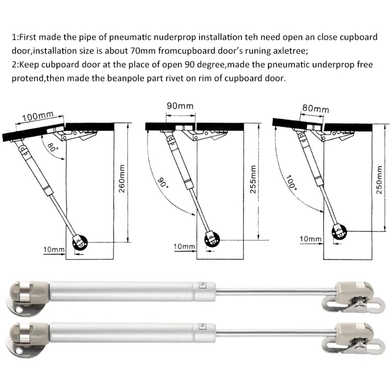 2 Stuks 20/60/100N/150N Meubel - Cabinet Hinge Overlay recensie en prijs