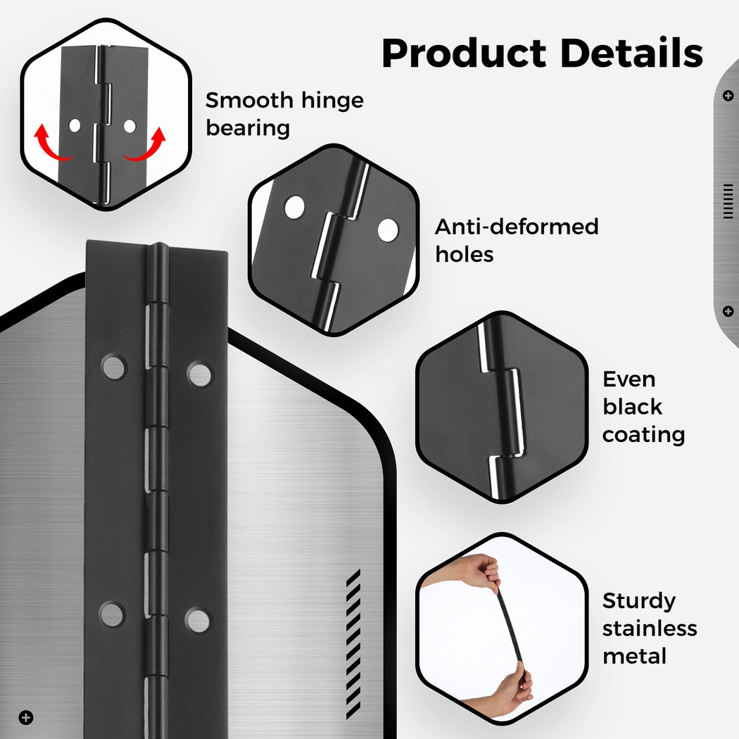 4 stks/set Continue Piano Scha - Piano Hinge Continuous recensie en prijs