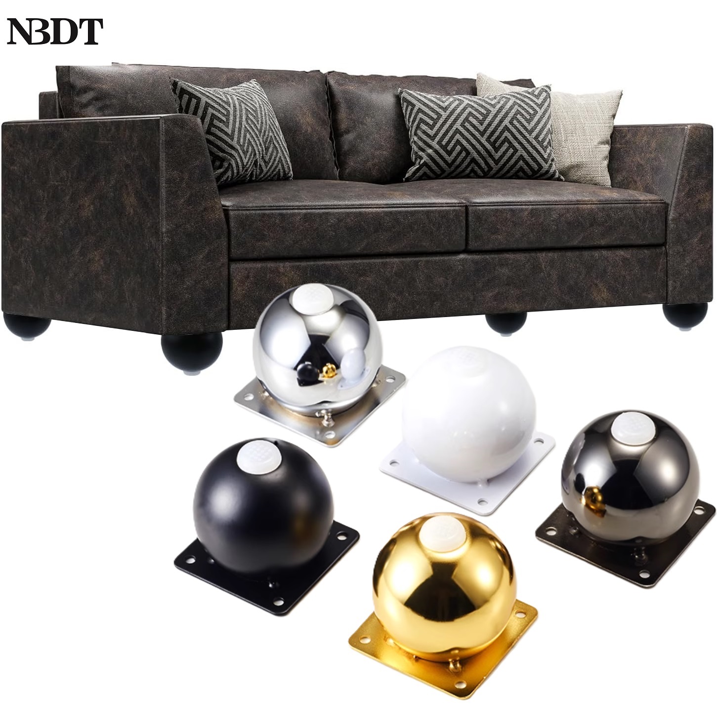4 stuks stalen bolvormige meub - Cabinet Hinge Overlay recensie en prijs