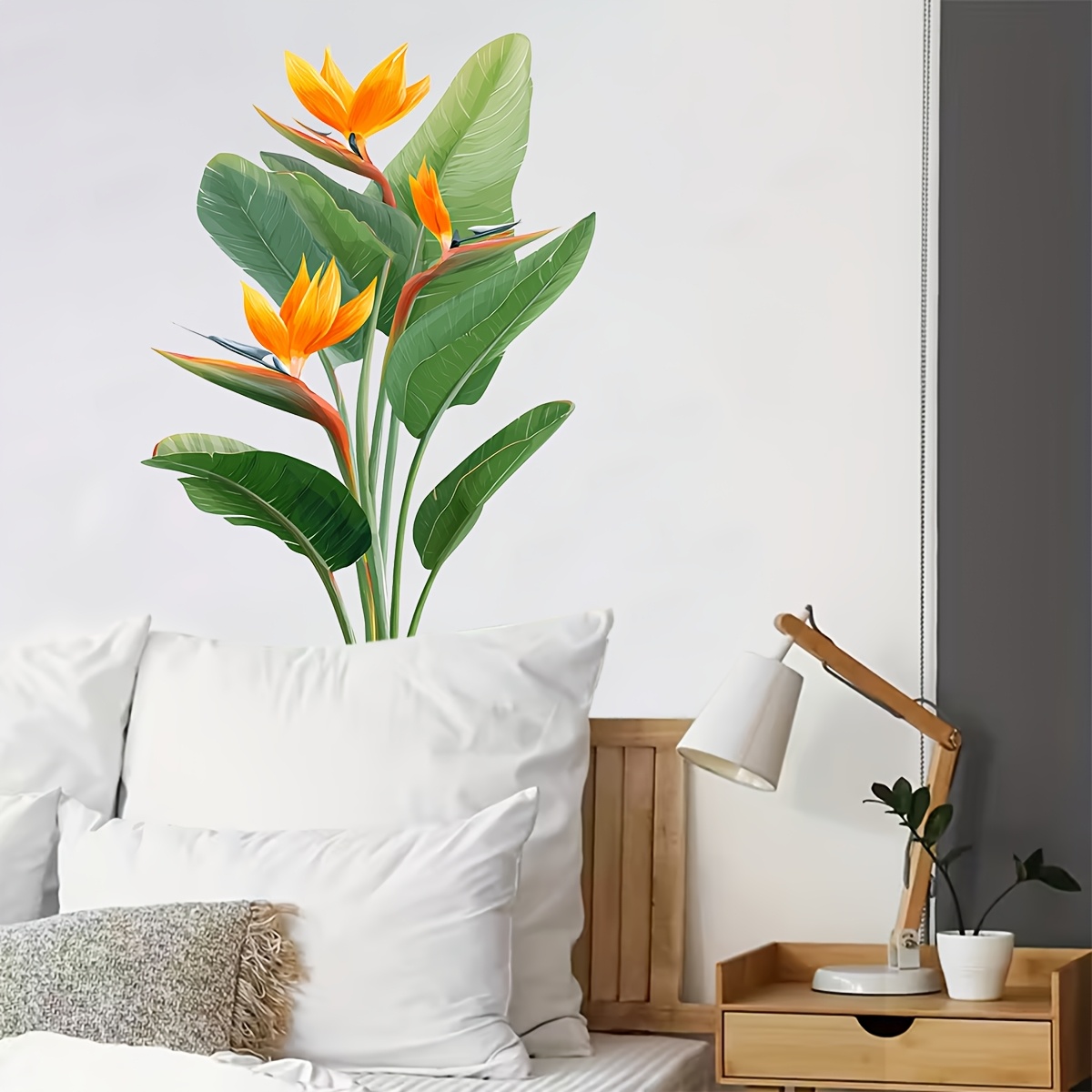 1 stuk Jungle Leaf muursticker - Furniture Paradise & Hardware Ghaziabad Photos recensie en prijs