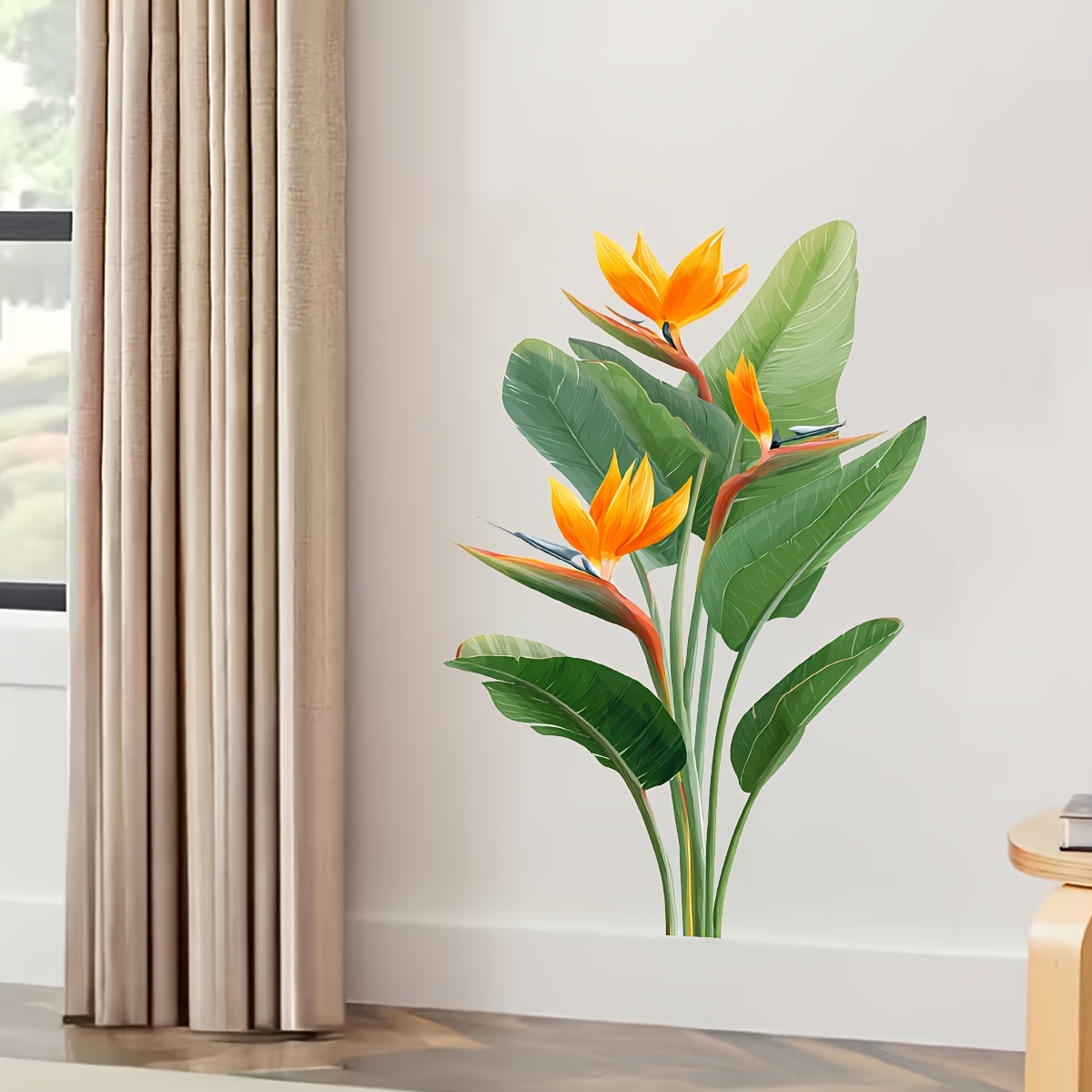 1 stuk Jungle Leaf muursticker - Furniture Paradise & Hardware Ghaziabad Photos recensie en prijs
