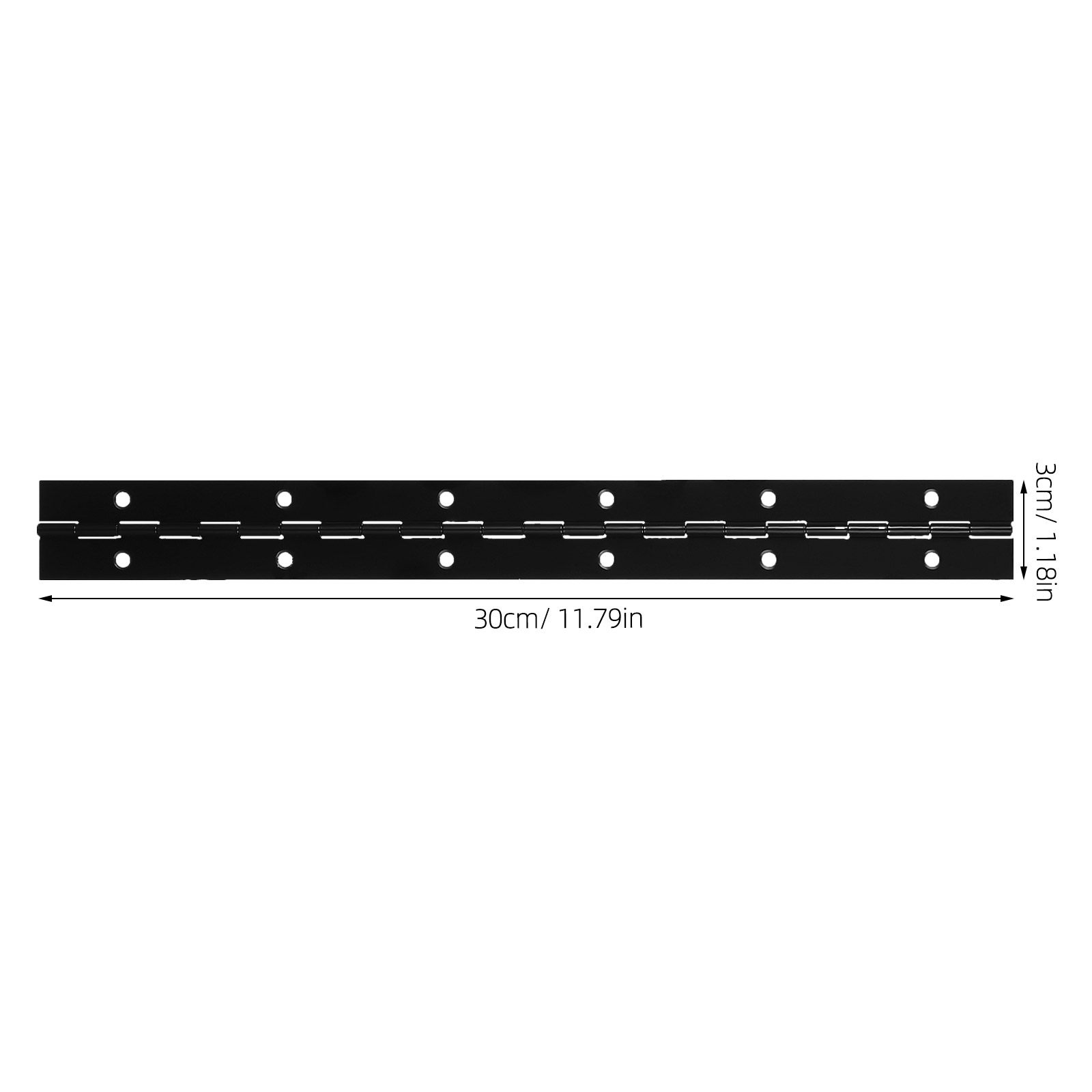 1Set Zwart RVS Heavy Duty Pian - Piano Hinge Continuous recensie en prijs