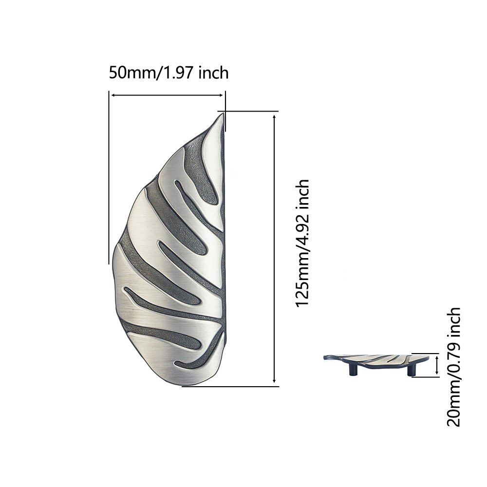 Zinklegering Monstera Leaf Kas - Unique Furniture Hardware Pulls recensie en prijs